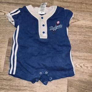 3/6 months Adidas Dodgers onesie